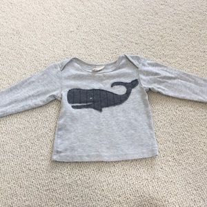 Oh Baby Gray Whale Long Sleeve